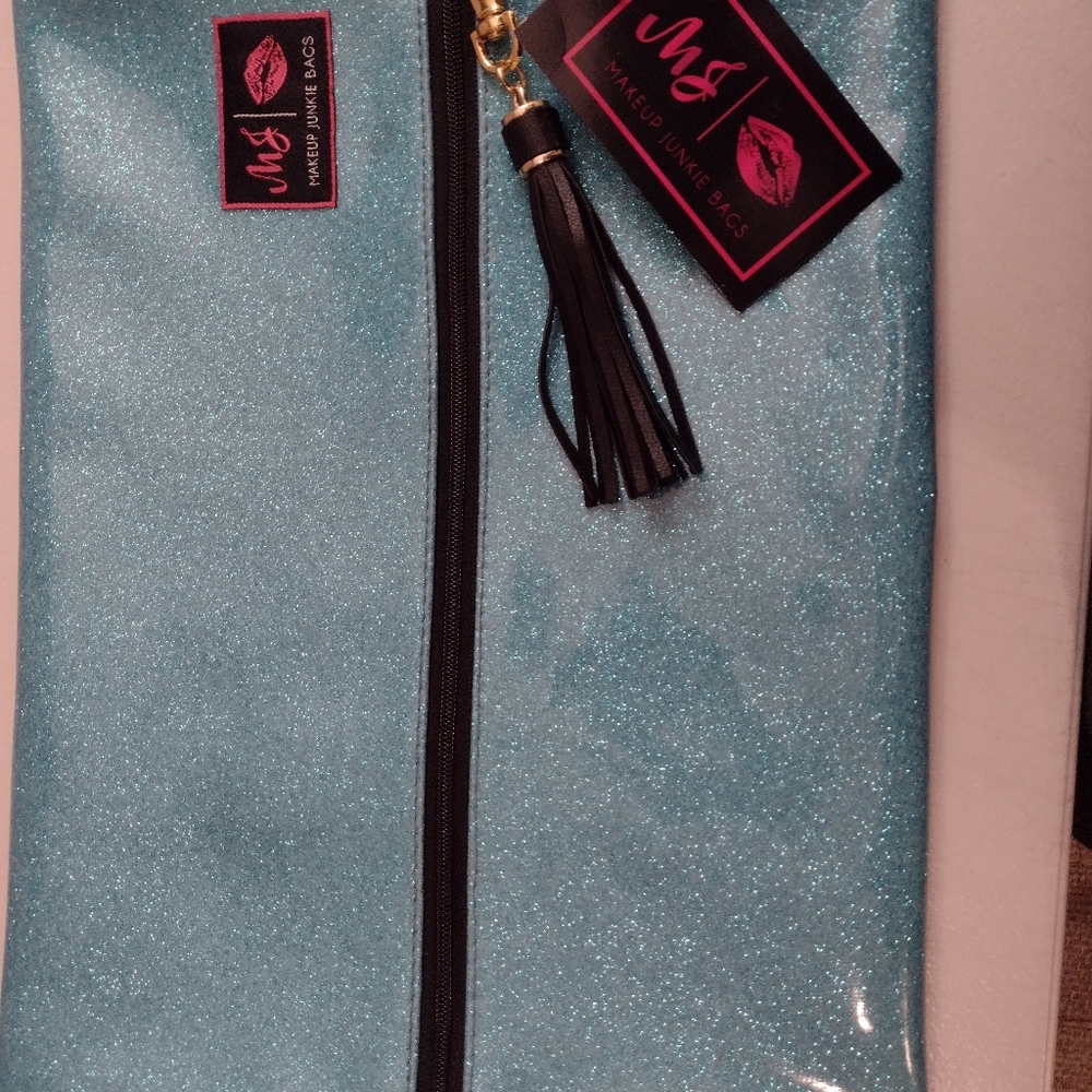 MakeUp Junkie bag Large Turquoise
